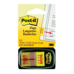 POST IT SIGN HERE 680-9 3M