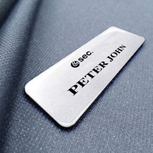 ALUMINIUM NAME BADGES