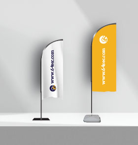 CURVED TOP FLAG SMALL