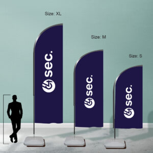 CURVED TOP FLAG LARGE