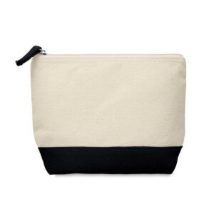 COTTON CANVAS ZIPPER POUCH