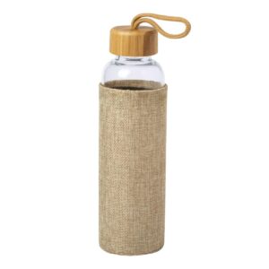 GLASS BOTTLE WITH SLEEVE