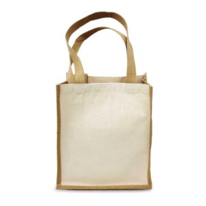 JUTE AND COTTON BAGS TWO SIDE PRINT