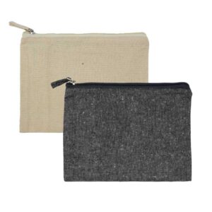 MULTI-PURPOSE COTTON ZIPPER POUCH
