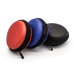 PU LEATHER ZIPPERED POUCH